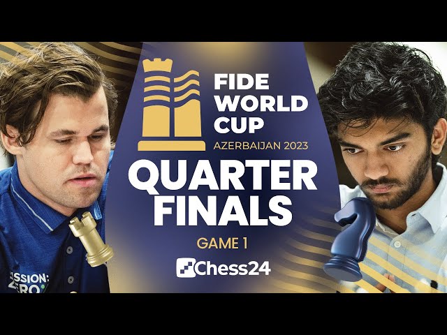 Magnus v Gukesh, Arjun v Pragg, Vidit v Nijat, Fabiano v Leinier! FIDE World Cup QF Game 1