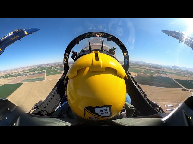 2022 Blue Angels Diamond take off over NAF El Centro