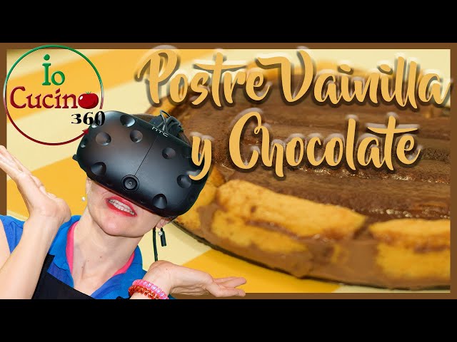 Postre con VAINILLA?| POSTRE VAINILLA Y CHOCOLATE 🍫🎂 | IoCucino360🍅  |