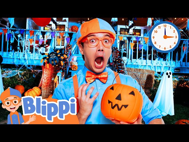 🎃 Blippi's Halloween Countdown Song 👻 | Spooky Fun Songs for Kids! 🎶🕸️| Blippi Kids Songs