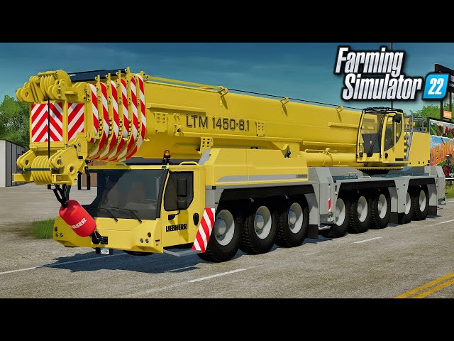 New Mods - Liebherr Crane, Deutz D 06, & Flatbed Service Truck! (5 Mods) | FS22