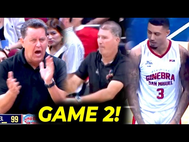 Inawat si Coach may SINUGOD, nag-FLEX si Malonzo! | Game 2 Semifinals: SMB vs Ginebra!