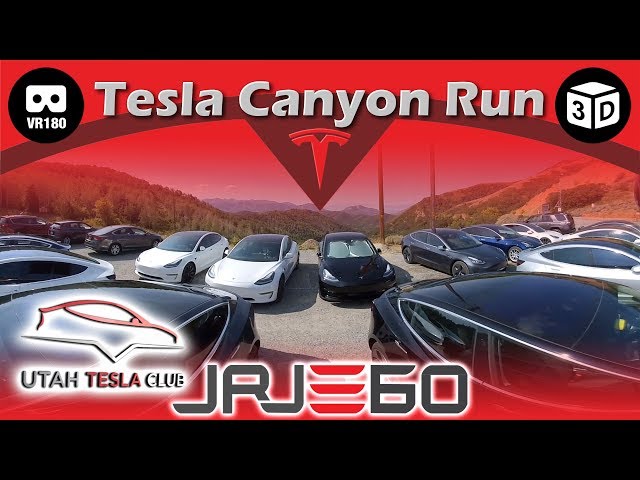 Tesla Canyon Run after Cars & Coffee - VR180 3D 5.7K