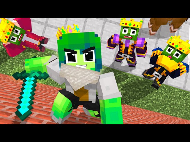 Monster School : Zombie x Squid Game PRINCESS but... ASSASSIN ! - Minecraft Animation