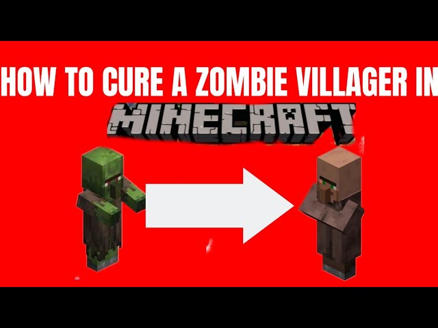 How To Cure A Zombie Villager in Minecraft (WORKING V1.20.15)