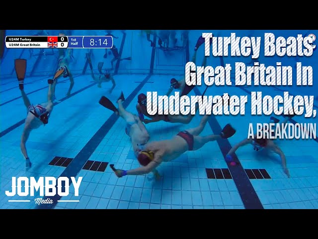 Turkey beats Great Britain in underwater hockey, a breakdown