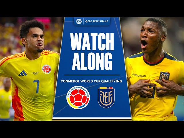 COLOMBIA 0-1 ECUADOR CONMEBOL WORLD CUP QUALIFYING || WATCH ALONG || TEAM NEWS & REACTION