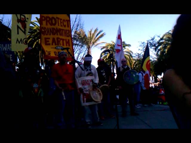 PNN-TV: IdleNoMore Local Foreward on Climate Rally - San Francisco 2-17-2013