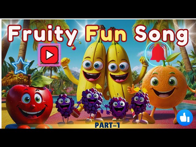 Fruity Fruit Song for Kids | ABC Learning for Kids |  Educational videos for Up to 3 year old