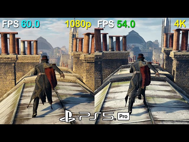 Assassin’s Creed Syndicate - PS5 PRO 4K vs 1080p Frame Rate Comparison