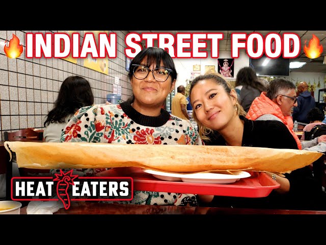 Indian Street Food Crawl + CRAZY HOT Bangladeshi Chilis with Sohla & Priya | Heat Eaters