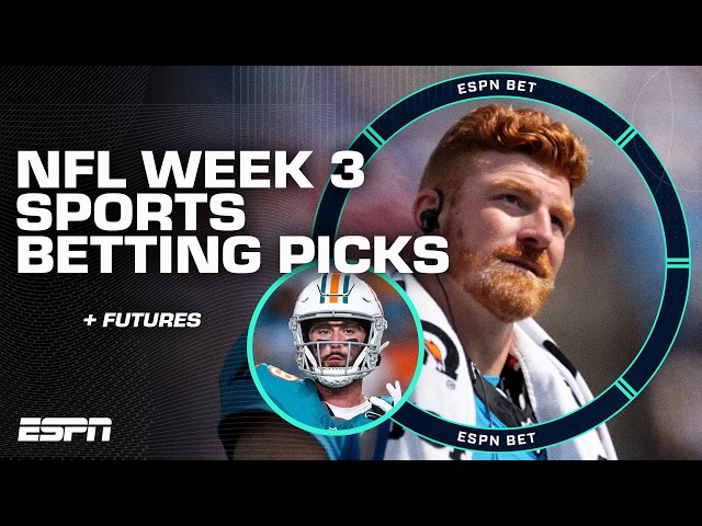 BETTING PICKS: Dolphins vs. Seahawks, Panthers vs. Raiders + NFL Futures 🤑 | ESPN BET Live