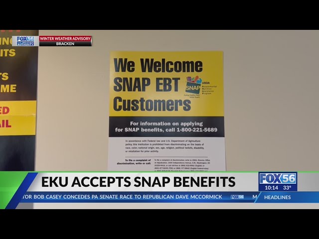 Eastern Kentucky University now accepting SNAP