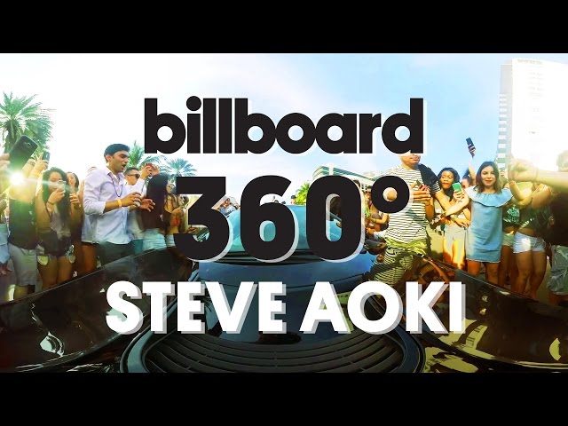 Steve Aoki’s BMW i8 rushed by fans in Miami | 360 VIDEO @ ULTRA 2016 VR experience