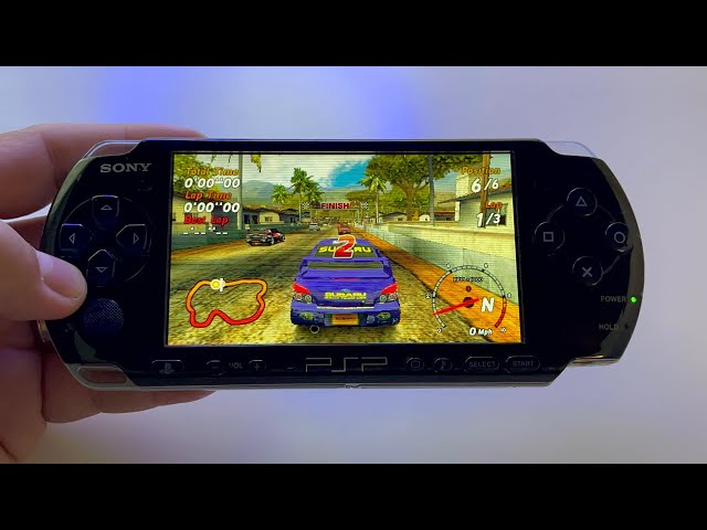 Sega Rally Revo | PSP handheld gameplay