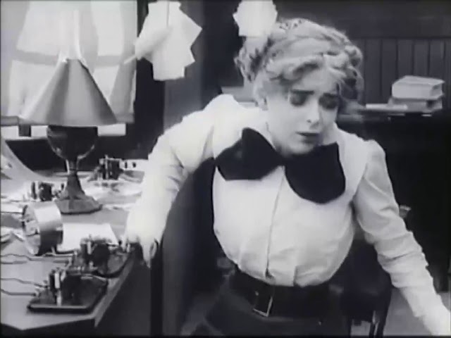 The Lonedale Operator 1911 Salvada por el teléfono - Silent Short Film - D.W.Griffith