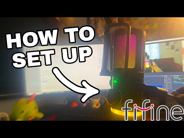 How to set up the FIFINE AmpliGame AM6 Microphone | FIFINE