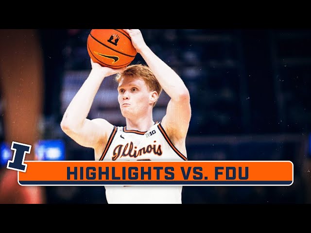 Fairleigh Dickinson at Illinois | Highlights | Big Ten Men's Basketball | Dec. 29, 2023