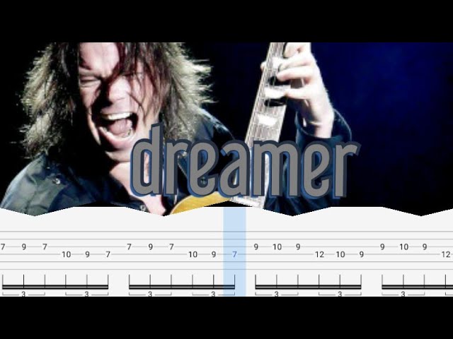 How to play | dreamer-Europe(guitar solo with Tab lesson)