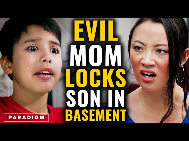 Evil Mom Locks Son In The Basement For The Weekend