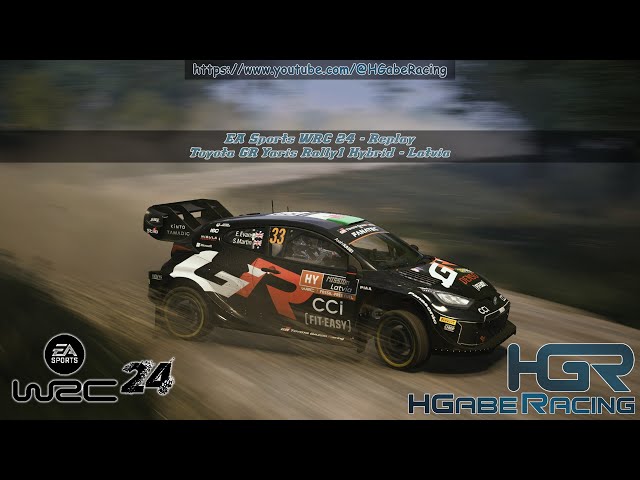 EA Sports WRC 24 | Replay | Toyota GR Yaris Rally1 Hybrid | Latvia  | PC | 2K - 1440p