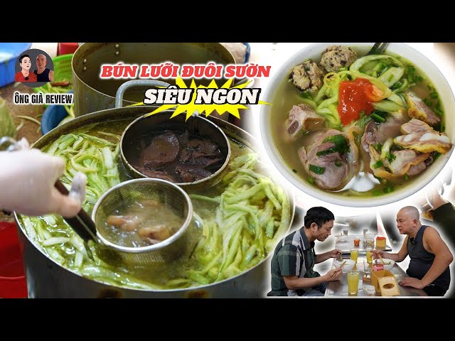 Bún sườn Siêu ngon hơn 40 năm | bất ngờ khám phá bí mật dòng họ Ngô Bảo Châu #hnfgr