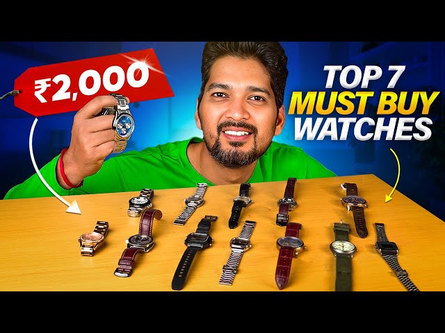 7 Best Watches Under Rs.2000..!! (For College Students)