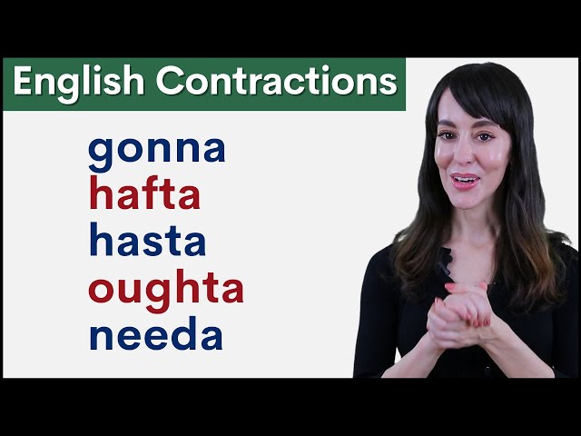 Learn English Contractions using TO | Grammar and Pronunciation