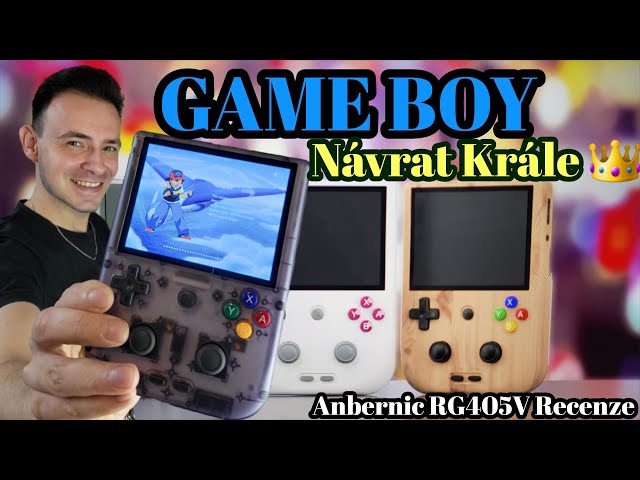 GameBoy/Anbernic RG405V-Nejlepší Přenosná Retro Herní Konzole! RECENZE