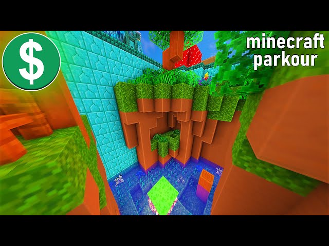 Minecraft Parkour Gameplay No Copyright 4K