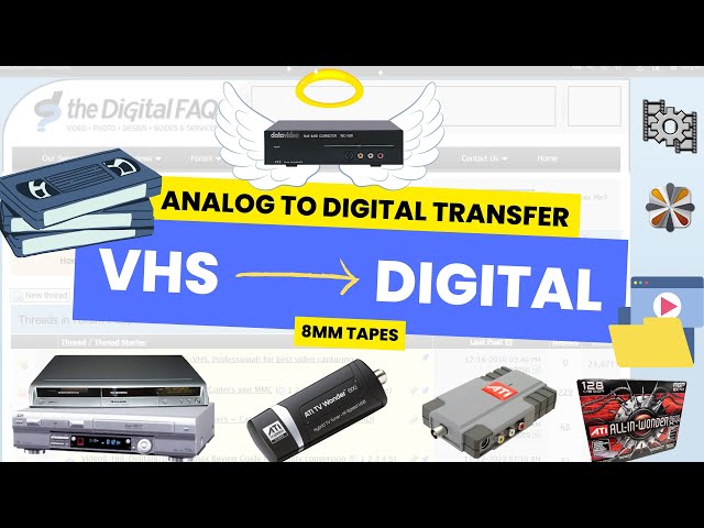 VHS to digital: SD method for analog-to-digital transfers