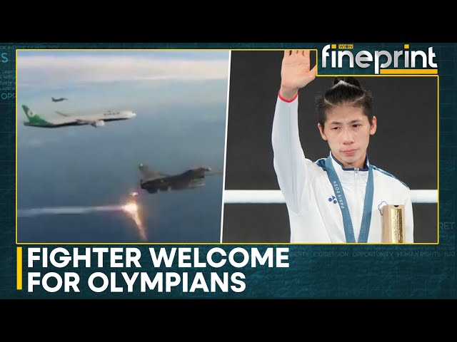 Taiwan welcomes Olympic athletes in Gran ceremony with fighter escorts | WION Fineprint