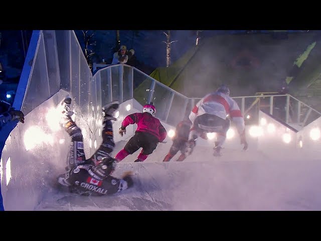 BIGGEST Red Bull Crashed Ice CRASHES!