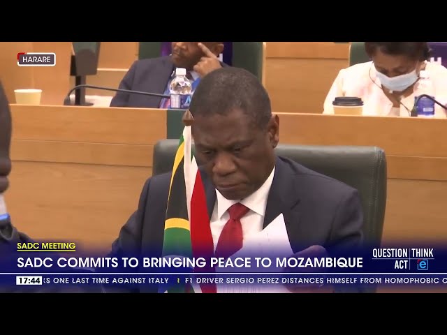 SADC commits to bringing peace to Mozambique