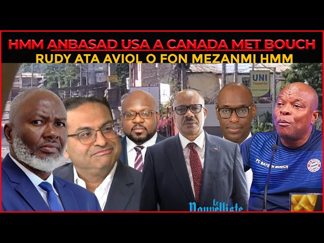 Anbassade USA ak Canada mande revoke konseye yo nan CPT a,Rudy atake Aviol Fò,li bay istwa kasayol a