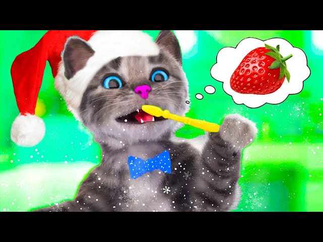 LITTLE KITTEN ADVENTURE CHRISTMAS SPECIAL - KITTY AND HER SNOWY ADVENTURE JOURNEY