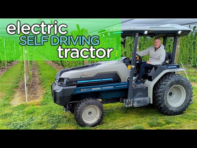 An Electric DRIVERLESS Tractor in New Zealand!