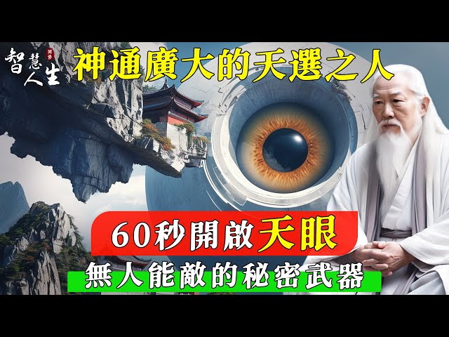 神通廣大的天選之人：60秒開啟天眼，無人能敵的秘密武器 | 智慧人生-同修福慧 #修心#智慧#幸福#福報#福氣#福份#因果#因緣#佛法#靈性#心靈#成長#修行#種子法則#智慧修行#豐盛#奇蹟#正能量