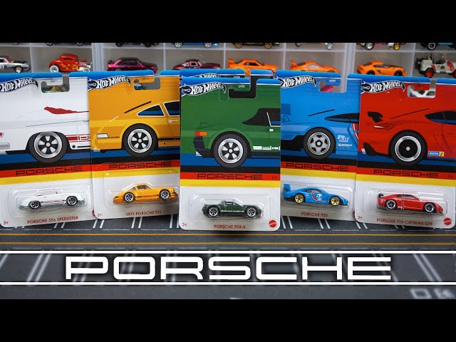 Hot Wheels 2023 Porsche Set - Metal Bases!