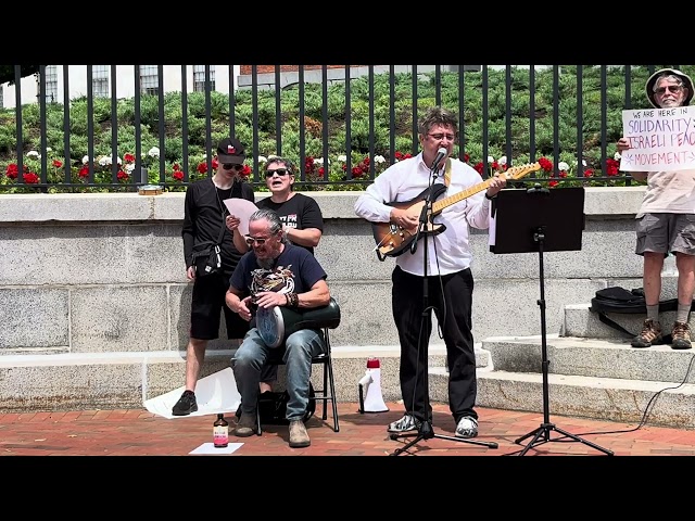 Shir La shalom - Boston "IT'S TIME!" rally for peace - שיר לשלם