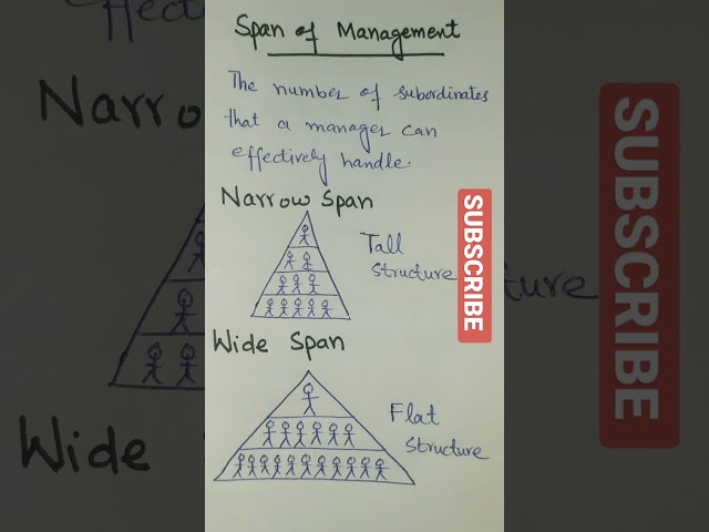 Span of Management - Span of Control