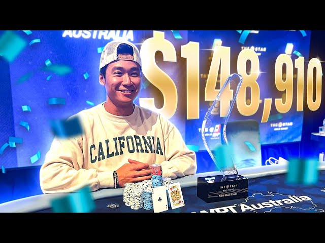 I WON $148,910  And A WPT TITLE In AUSTRALIA! | Rampage Poker Vlog