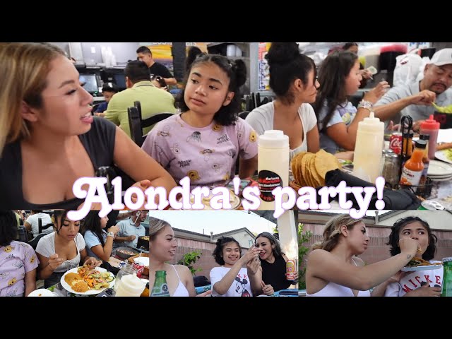 We went to Alondra’s birthday party in LA! **bomb tacos** Autism Royalty Family