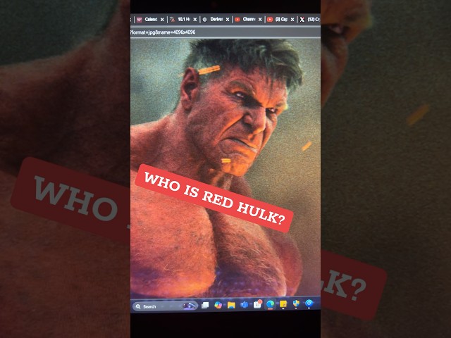 Who Is Red Hulk? (The Hottest Hulk)