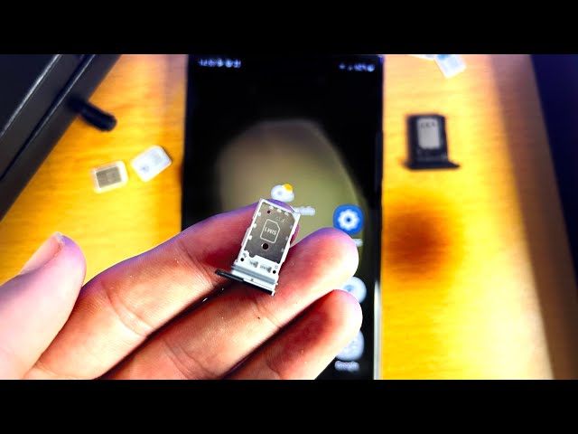 How To Remove SIM Card from Samsung Galaxy S23 Ultra