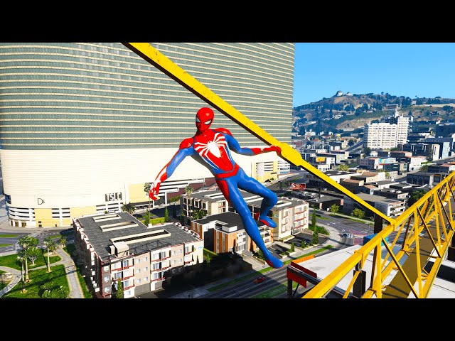 GTA 5 Epic Ragdoll GREEN SPIDERMAN VS RED MINIONVS GREEN HULK (Euphoria Physics & Funny Fails)