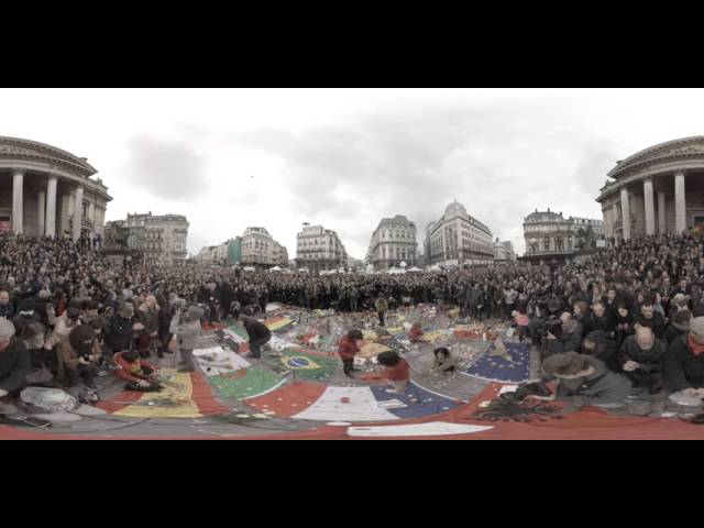 Minute of silence in Bruxelles - IMMERSIA FILMS