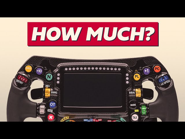 Why are F1 steering wheels expensive?