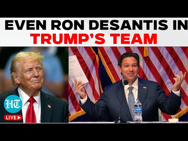 LIVE: Trump's Former Rival Ron DeSantis Offered Position In Trump Admin? Florida Governor Reacts |US