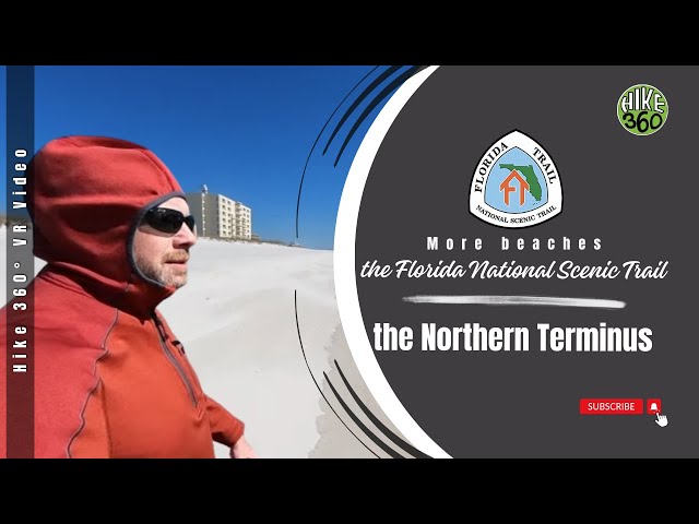 More beaches on the Florida National Scenic Trail at the Northern Terminus (Hike 360° VR Video)